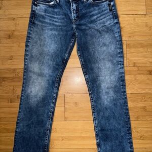 Silver capris size 29❤️